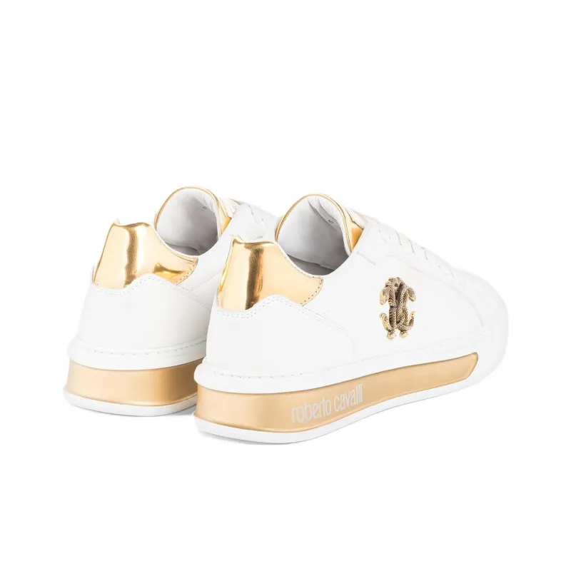 Roberto Cavalli Skateboard Shoes Women's White-4