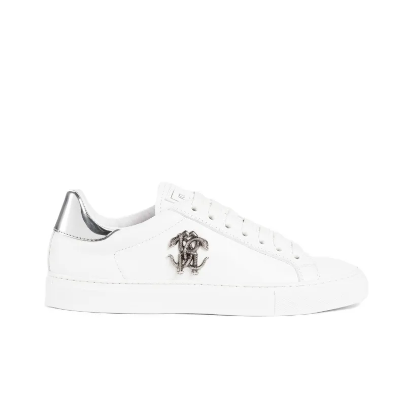 Roberto Cavalli Logo-plaque Leather Sneakers-1