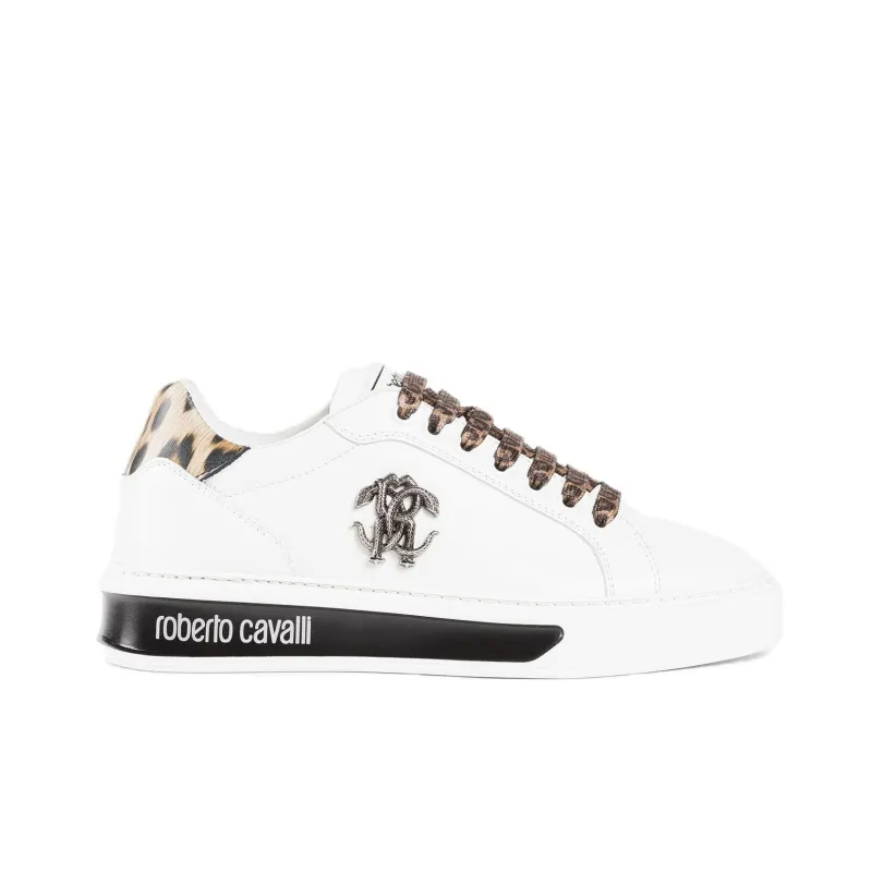 Roberto Cavalli Skateboard Shoes Women's White-1