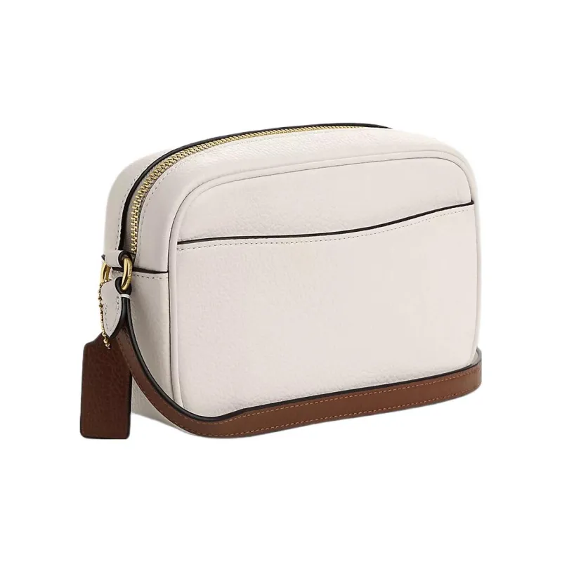 COACH Jamie Leather Camera Bag Shoulder Bag Crossbody Bag Mini Women's Cream White-2