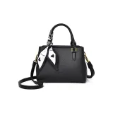 Classic Black, with Exquisite Silk Scarf As A Gift