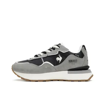 Le Coq Sportif Casual Shoes Unisex Low Top Black/Gray/White
