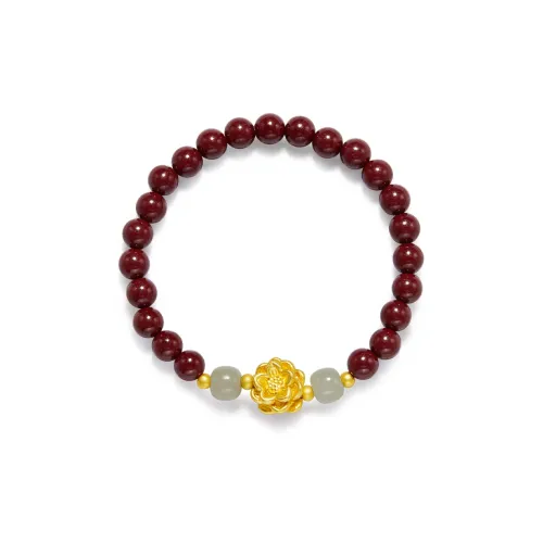 AGOVSKI Reconstructed Cinnabar Jade Bracelets Women's