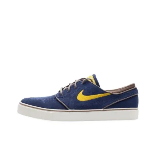 Nike SB Stefan Janoski Skateboard Shoes Men Low-Top Blue/Yellow