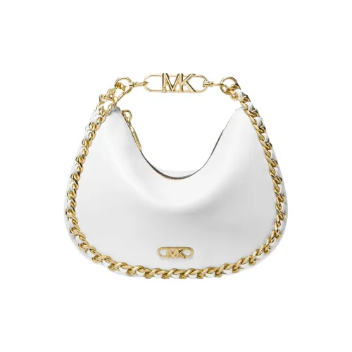 MICHAEL KORS Sheepskin Shoulder Bag, Handbag, Shoulder Bag Trumpets Women's White