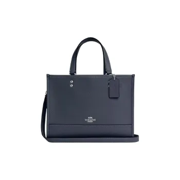 COACH Dempsey Cow Leather Tote Bag, Shopping Bag, Handbag, Shoulder Bag, Crossbody Bag Large Size Women's Marine Blue