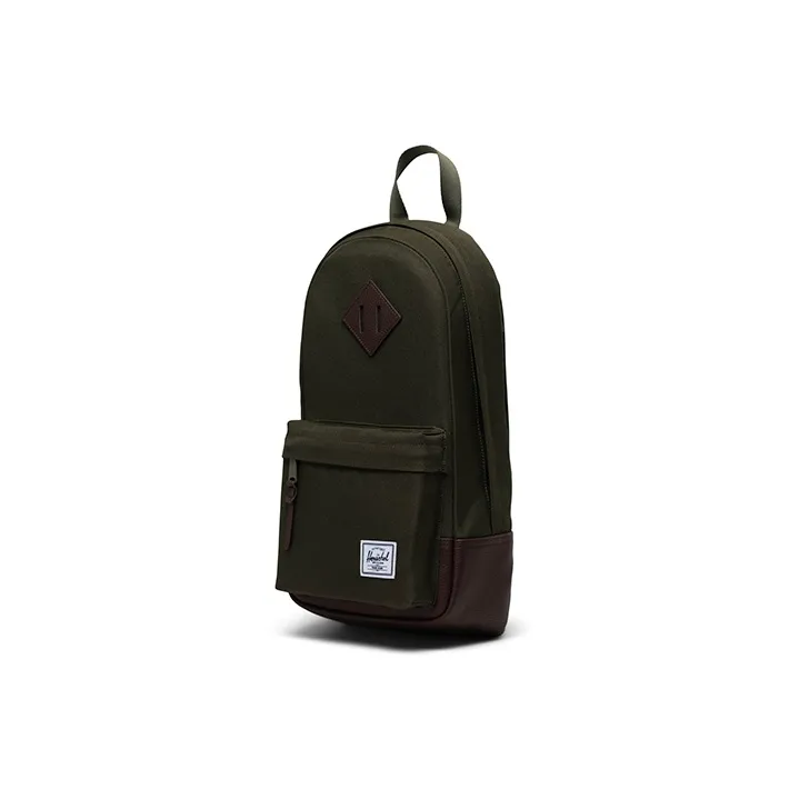 Herschel Recycled Material Shoulder Bag, Crossbody Bag Unisex Ivy Green-1
