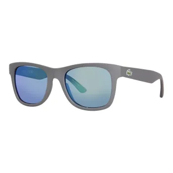 LACOSTE Plastic Square Sunglasses Unisex Gray