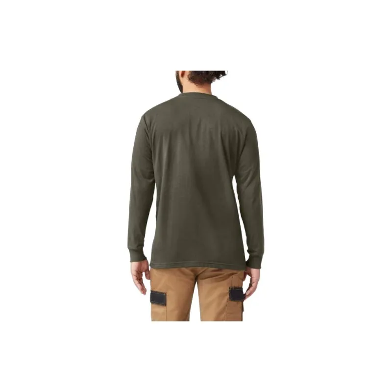 Dickies Heavyweight Long Sleeve Pocket T-Shirt Men's Umber-1