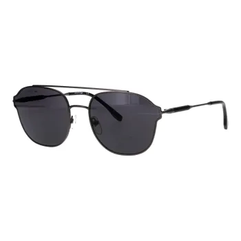 LACOSTE Metal Aviator Sunglasses Unisex Dark Gray