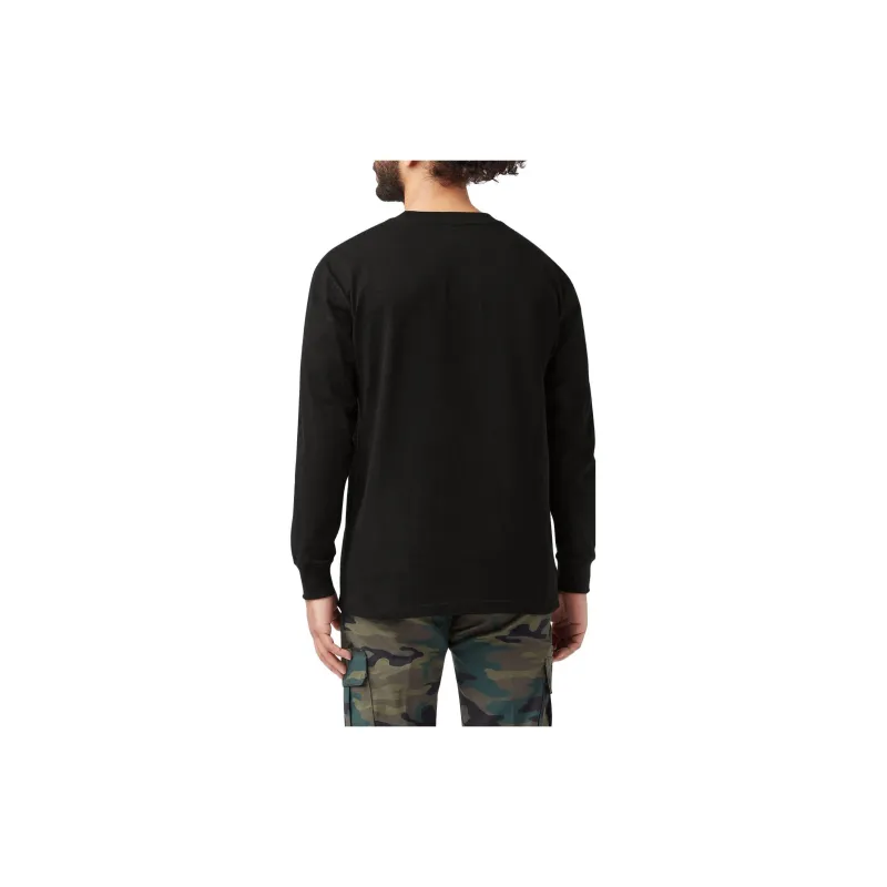 Dickies Heavyweight Long Sleeve Pocket T Shirt Men's Black-1