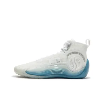 RENZHE x 361° AG4 SOAR Ren Zhe Cushioning Breathable Mid Top Basketball Shoes Men's White Blue
