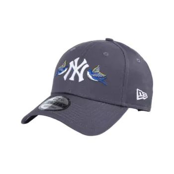 New Era Cotton Polyester Baseball Caps Unisex Gray