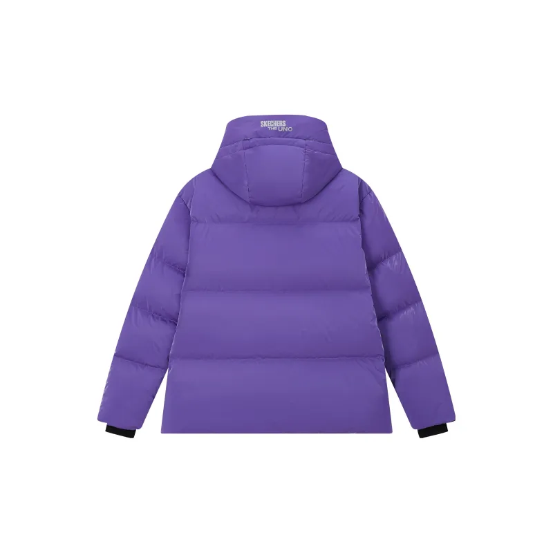 Skechers Down Jacket Unisex Dark Purple-1