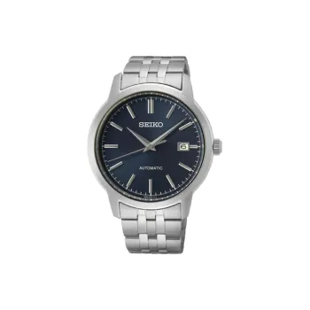 SEIKO Automatic Mechanical Movement Stainless Steel Strap Watch Men's Watches Blue Dial SRPH87K1