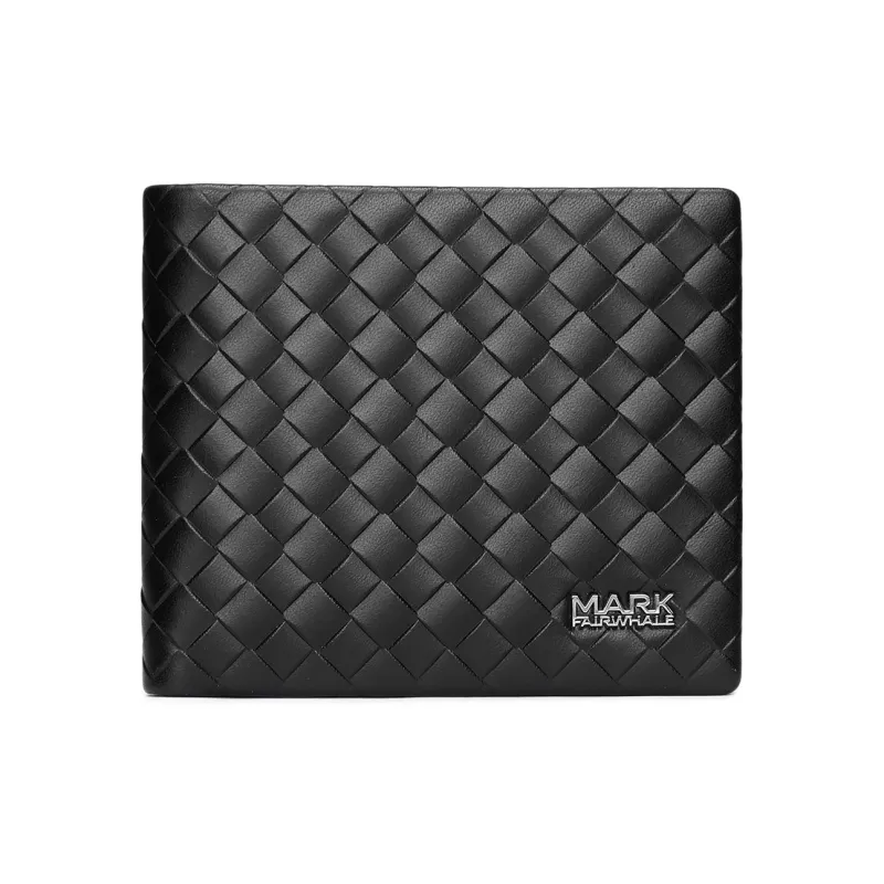 FAIRWHALE Top Grain Cow Leather Wallet Regular Men's Black-1