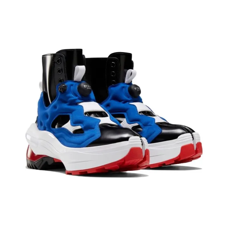 Reebok Maison Margiela X InstaPump Fury Tabi 'Black Vector Blue'-2