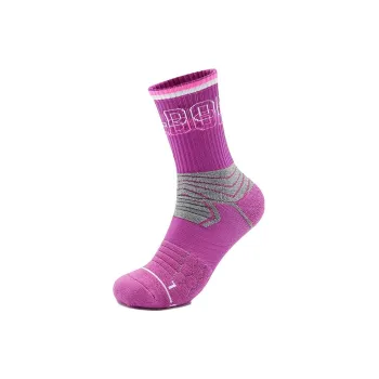 QIAODAN Basketball Socks Men's 1 Pack Edo Purple