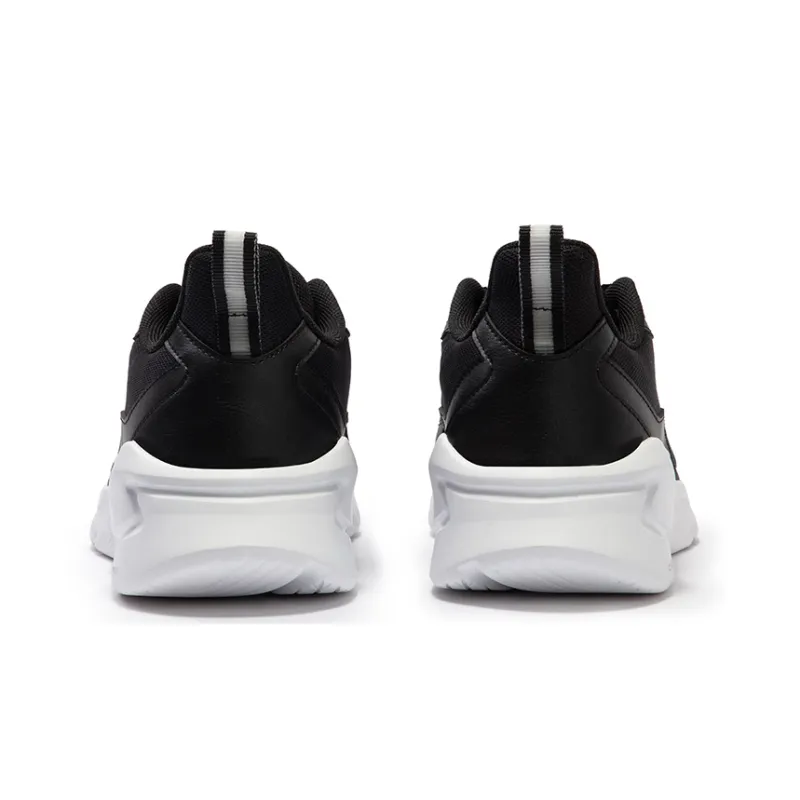 361° Blade 2.0 Cushioning, Slip Resistant, And Abrasion Resistant Low Top Running Shoes Men's Black White-3