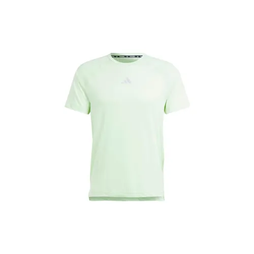 Adidas Gym T-Shirts Men Green