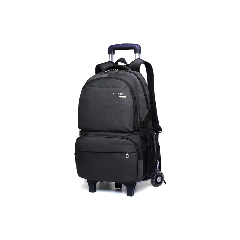 Natural Fish Nylon Backpack Regular Men's Black/Blue/Gray-6