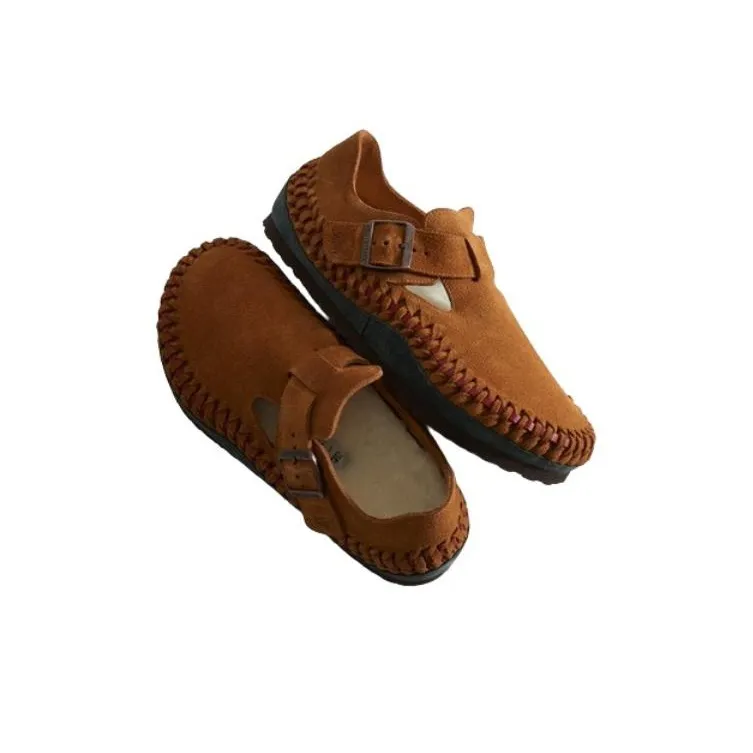 Birkenstock London Braided Kith Biscuit-4