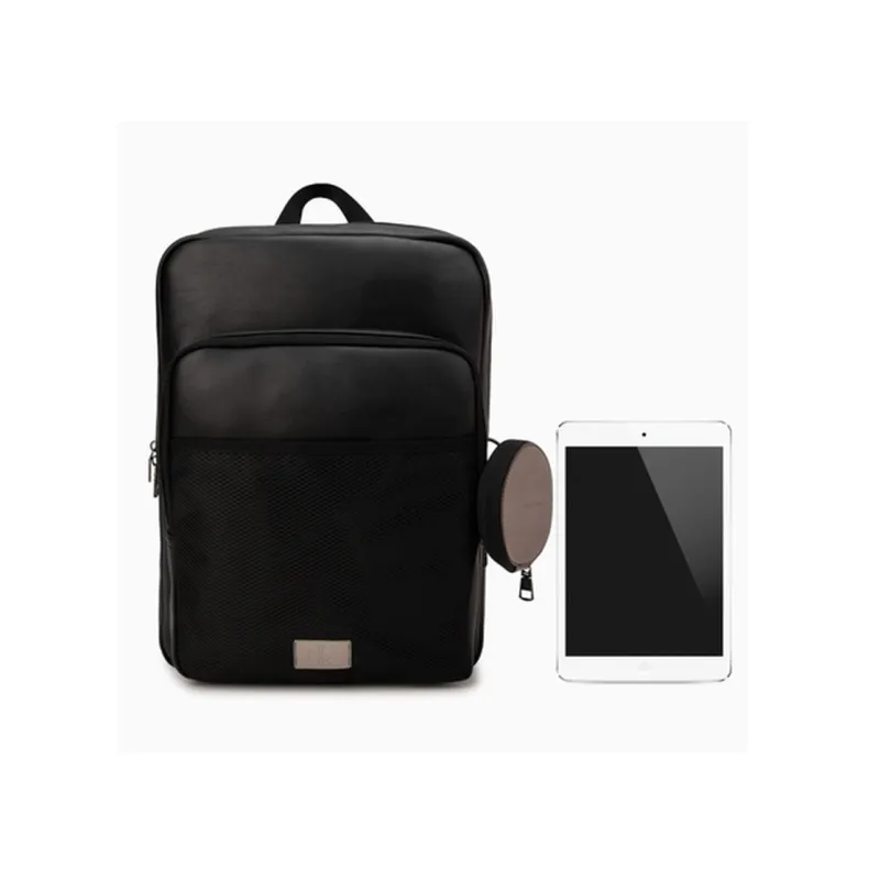 CALVIN KLEIN Synthetic Leather Backpack Regular Men's Space Black-3