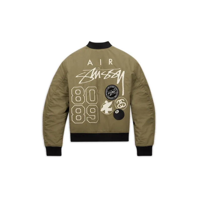 Nike x Stussy FW23 Jackets Coats Asia Version Unisex Army Green  