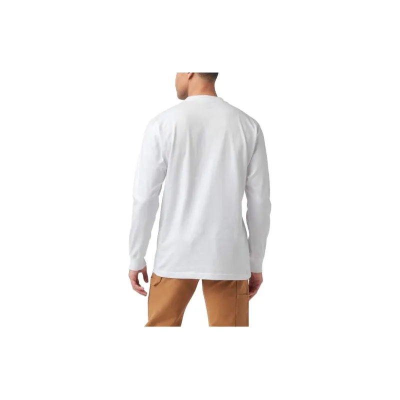 Dickies Tri-Color Logo Graphic Long Sleeve T-Shirt T-Shirt Men's White-1