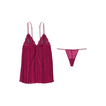 Victoria's Secret Pajama Set Women's Fuchsia