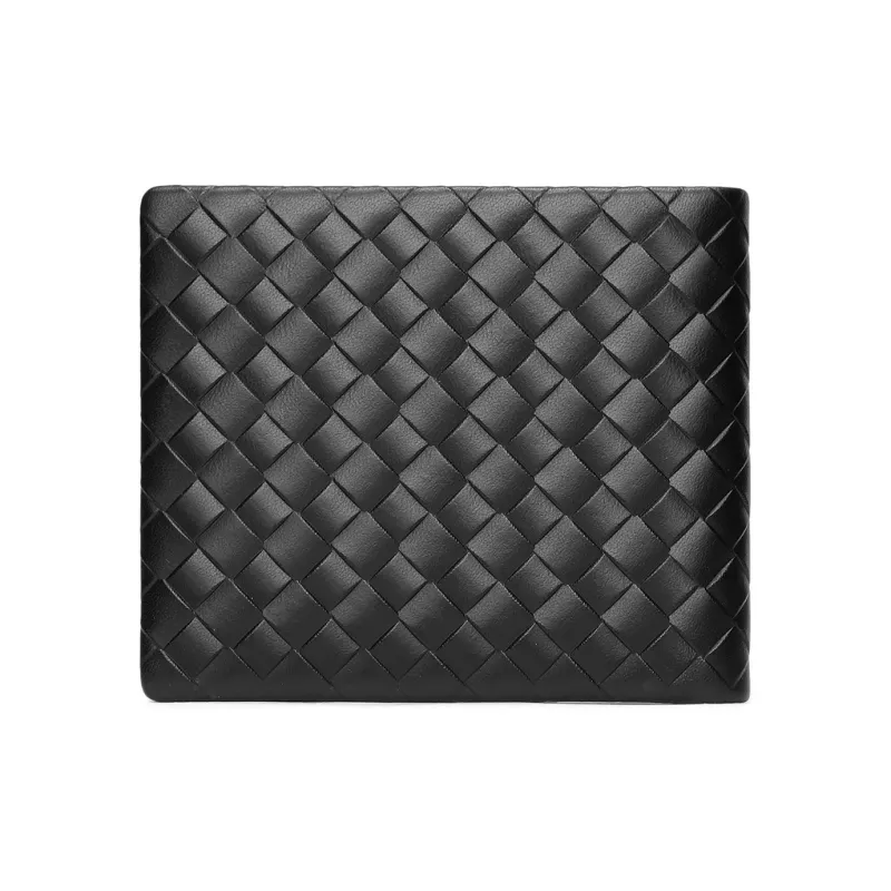 FAIRWHALE Top Grain Cow Leather Wallet Regular Men's Black-3