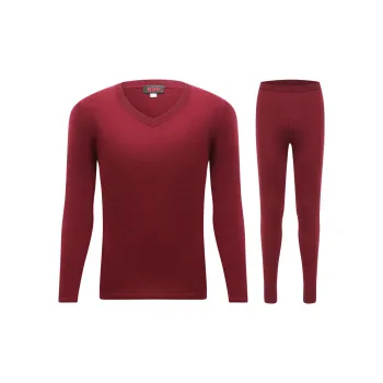 H-YXIANG Thermal Set Men's Brick Red