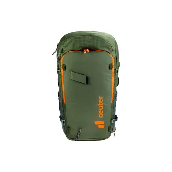 DEUTER Polyamide Fabric Avalanche Backpack Unisex Khaki & Black