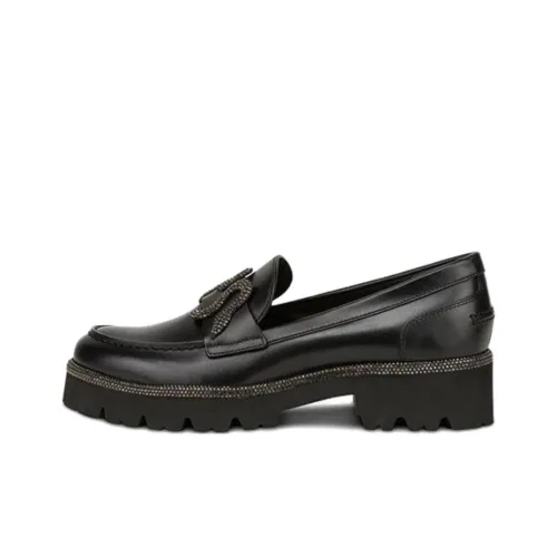 René Caovilla Morgana 40mm Leather Loafers