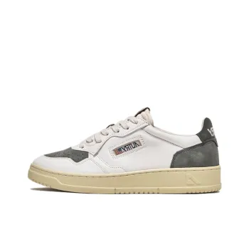 AUTRY Medalist Low Top Skateboard Shoes Women's White & Army Green