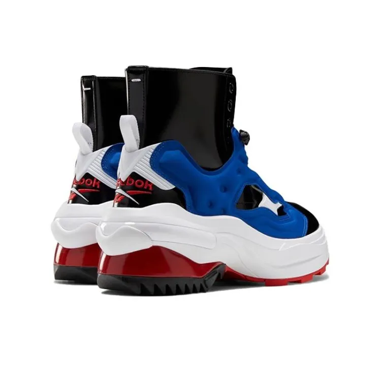 Reebok Maison Margiela X InstaPump Fury Tabi 'Black Vector Blue'-3
