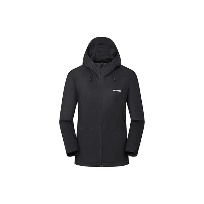 MERRELL Windproof, Thermal, And Waterproof Windbreaker Jacket Men's Black-1