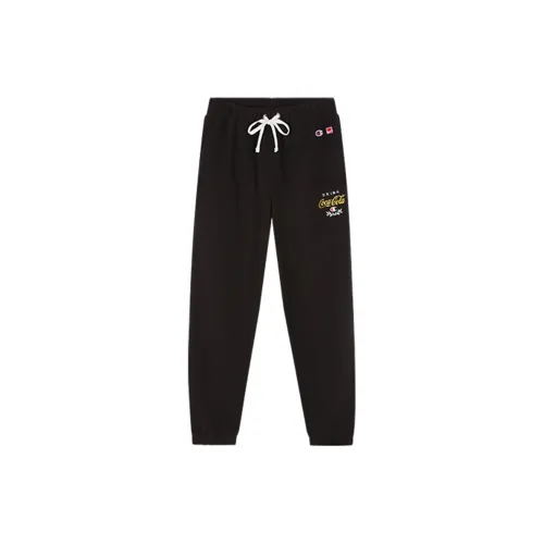 Coca-cola X Champion Coca-Cola Co-brand Knitted Sweatpants Unisex Black