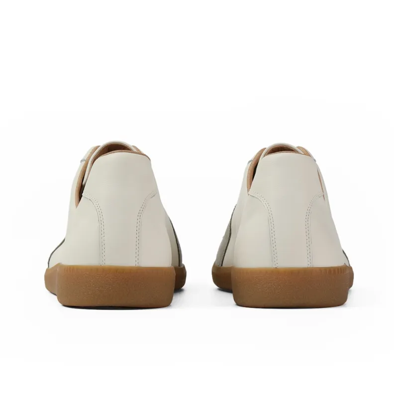 PANE Light Training Model TRAVERTINE Slip Resistant Low Top Casual Shoes Unisex White-4