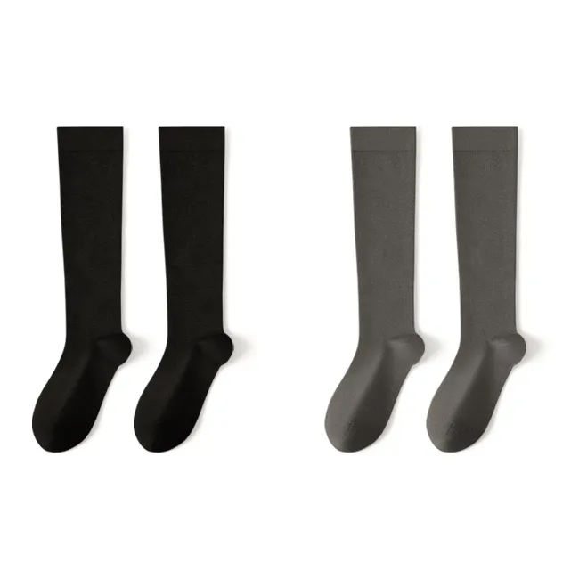 SHIWAJI Knee High Socks Men's 2 Pack-7