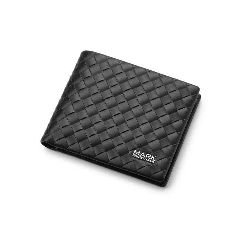 FAIRWHALE Top Grain Cow Leather Wallet Regular Men's Black-2