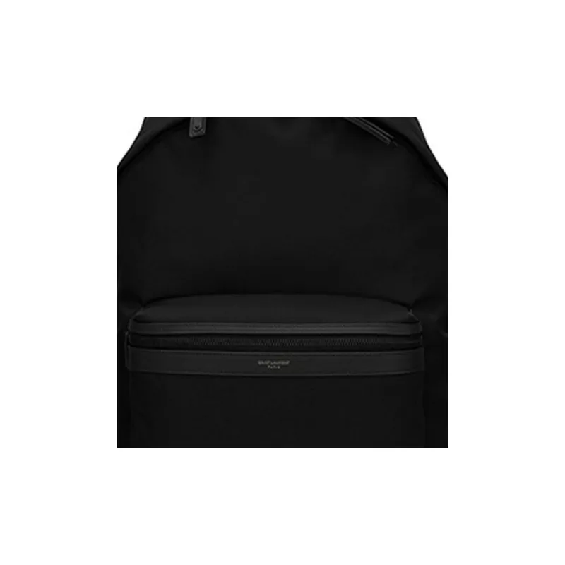 SAINT LAURENT Nylon Backpack Regular Men's Black-4