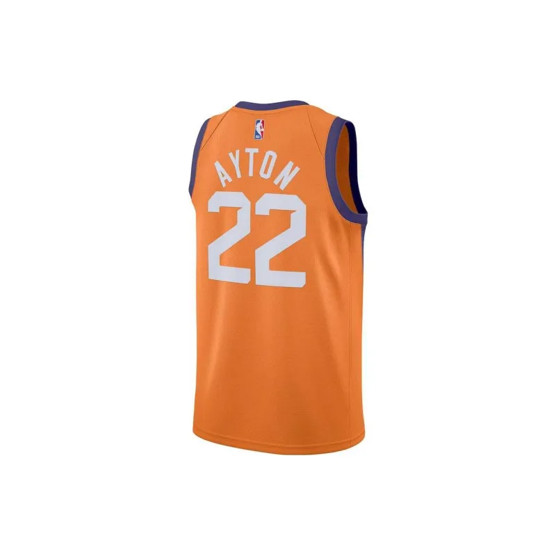 Jordan Basketball Jerseys Phoenix Suns Deandre Ayton Size 22 Men's Orange-1