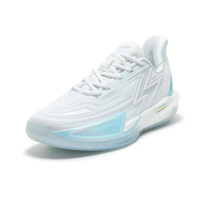 361° BIG3 4.0 Quick Pro Basketball Shoes Men Low Top 361 Degrees White/Glacier Blue-1