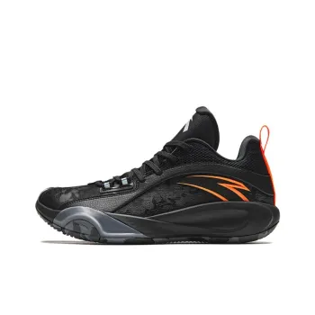 Anta Windhole 4 Anti Slip Wear Resistant Basketball Shoes Men's Black