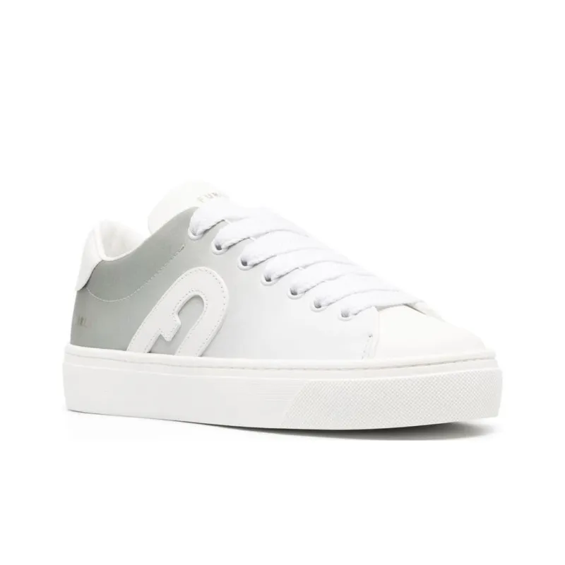 Furla Joy Low-Top Skateboard Shoes 3.5cm Women's White Gray-2