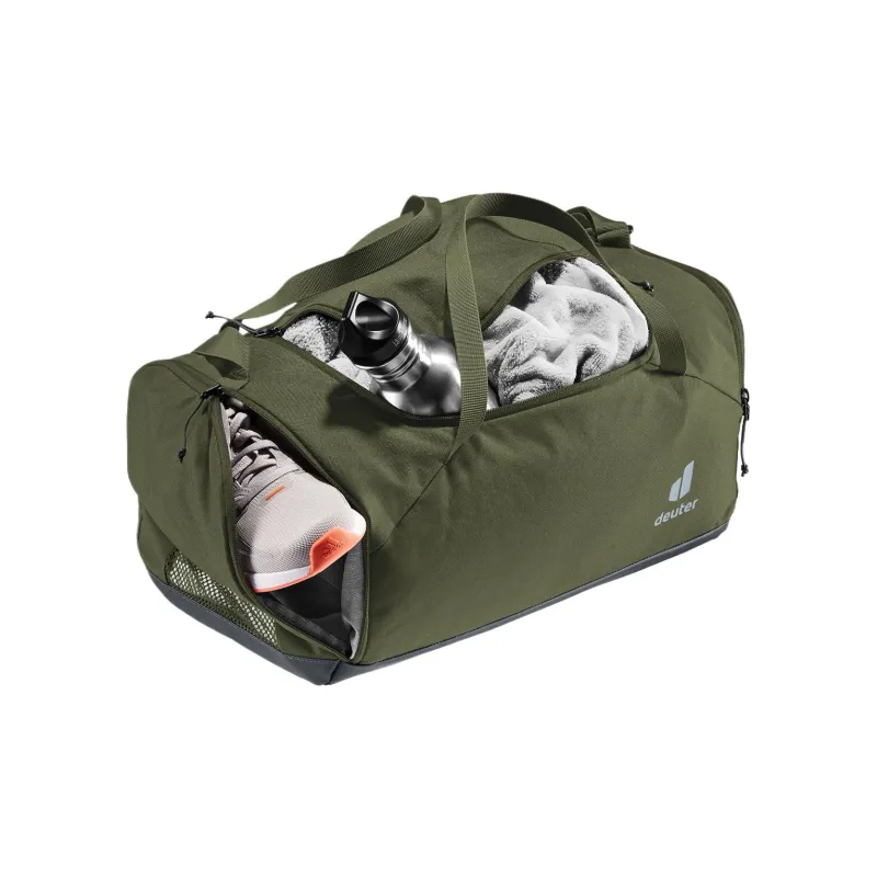 DEUTER Polyester Shoulder Bag Crossbody Bag Handbag Travel Bag Unisex Khaki Graphite-1