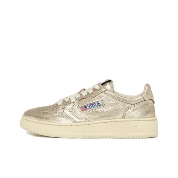 AUTRY Medalist Metallic Leather Sneakers