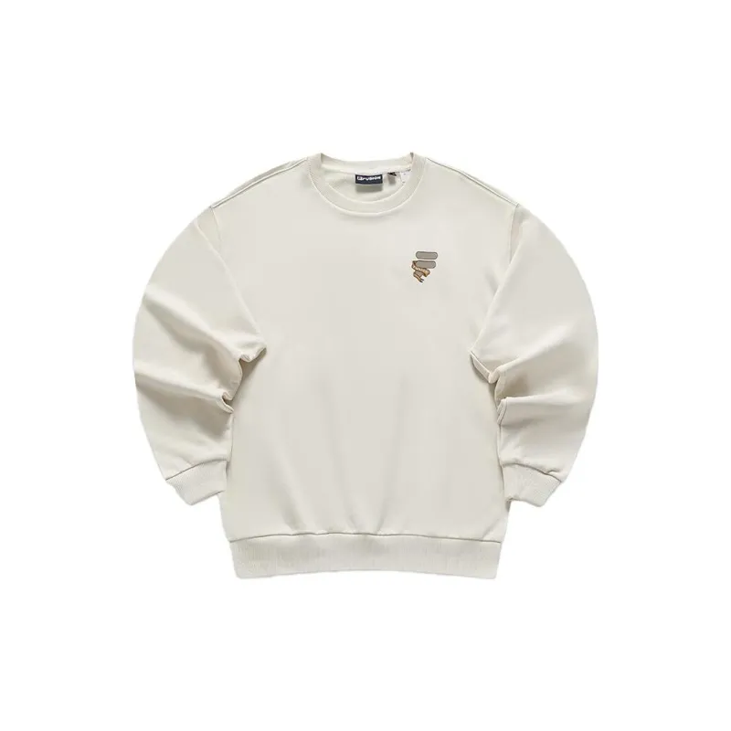 FILA FUSION FOB Series Sweatshirt Unisex Wheat Cream-1