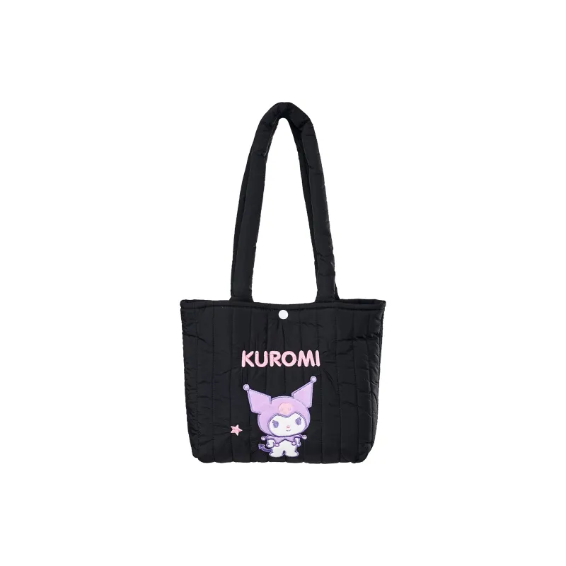 Sanrio Polyamide Tote Bag Shopping Bag Shoulder Bags Medium Size Women's Black-0